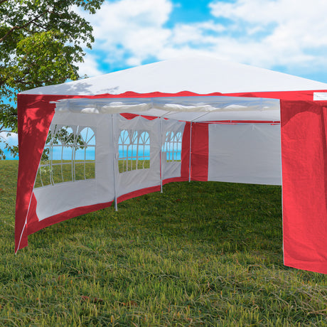 Wallaroo 4x8 Outdoor Event Wedding Marquee Tent Red