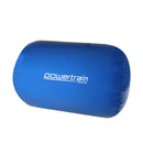 Powertrain Sports Inflatable Gymnastics Air Barrel Exercise Roller 120 x 75cm - Blue