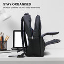 Klika Large Water-Resistant Travel Laptop Backpack