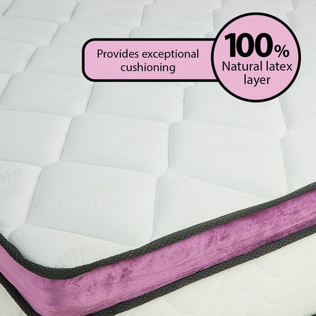 Laura Hill King Mattress Visco Cool Gel Infused Memory Foam Euro Top Pocket Spring 30cm