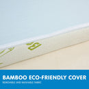 Laura Hill Cool Gel Memory Foam Mattress Topper Bamboo Fabric Cover Double