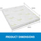 Laura Hill Cool Gel Memory Foam Mattress Topper - King