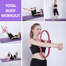 Powertrain Pilates Ring Band Yoga Home Workout Exercise Band Pink