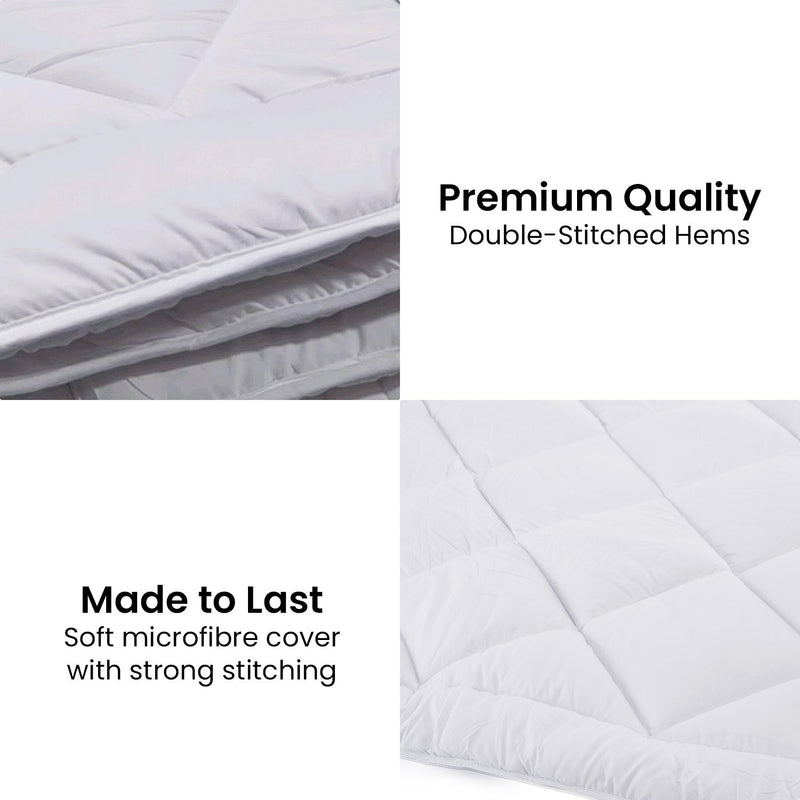 Laura Hill Microfibre Bamboo Comforter Quilt 500gsm - Queen