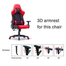 Gaming Chair Ergonomic Racing chair 165° Reclining Gaming Seat 3D Armrest Footrest Purple Black