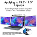 13.3 Inch FOPO Triple Portable Monitor 1080P FHD IPS Triple Monitor Laptop Screen Extender for 13.3"-17.3" Laptops