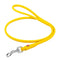 Waudog Leather Round Clip Leash W8MM - L183CM YELLOW