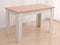 Dining Table Rectangular Wooden 120M-Wood & White