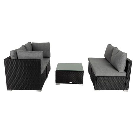 Outdoor Modular Lounge Sofa Bondi – Black