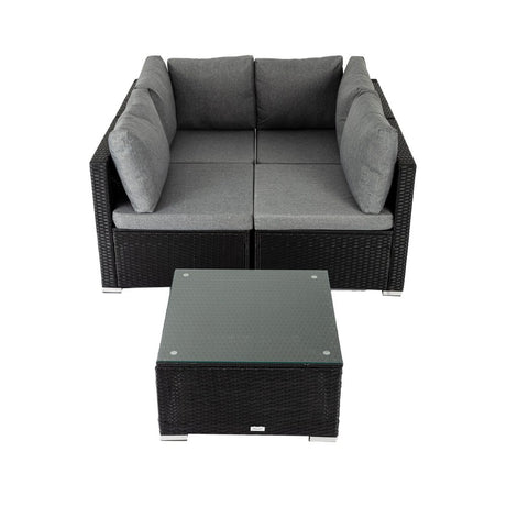 Outdoor Modular Lounge Sofa Bondi – Black