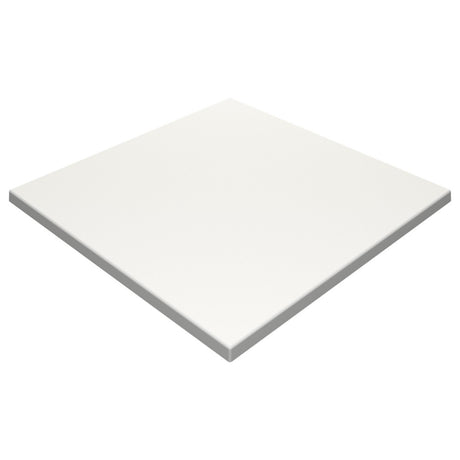 Werzalit White 600mm Square Duratop by SM France