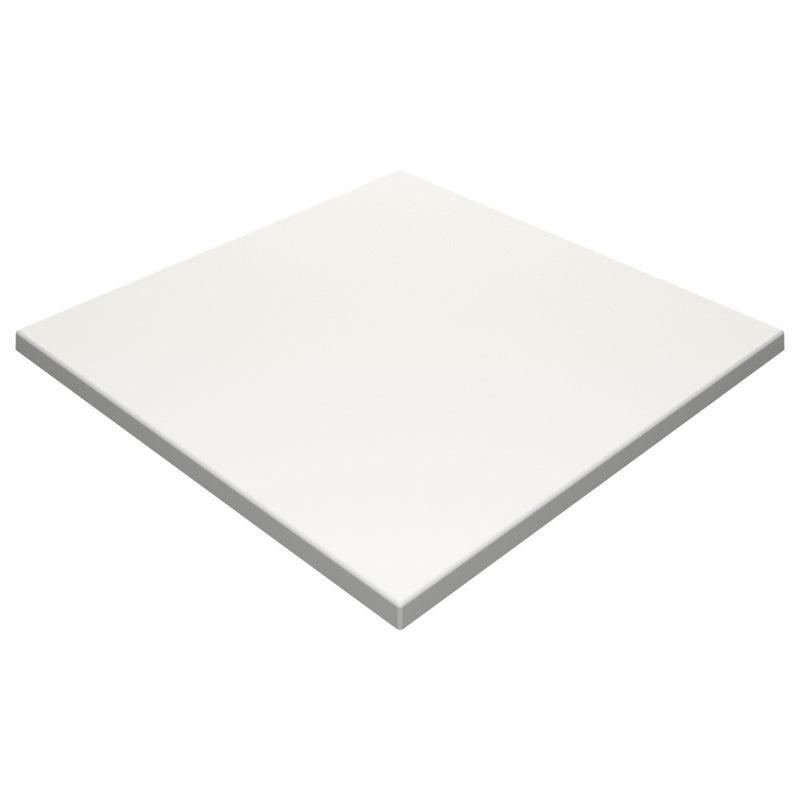 Werzalit White 600mm Square Duratop by SM France