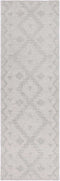 Leilani Boho Chic Grey Rug 80x300cm