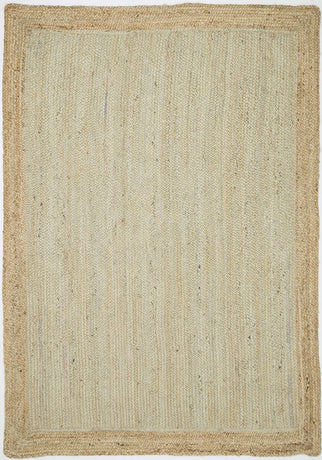 Hampton Light Pink Boarder Jute Rug 150x220cm