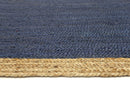 Hampton Navy Blue Centre Jute Rug 150x220cm