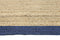 Hampton Navy Blue Border Jute Rug 190x280cm