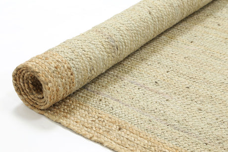 Hampton Light Pink Boarder Jute Rug 190x280cm