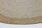 Hampton Light Pink Centre Jute Rug 200x200cm Round