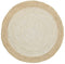 Hampton Light Pink Centre Jute Rug 240x240cm Round