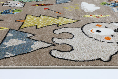 Nova Kids Beige Adventure Rug 120x170 cm