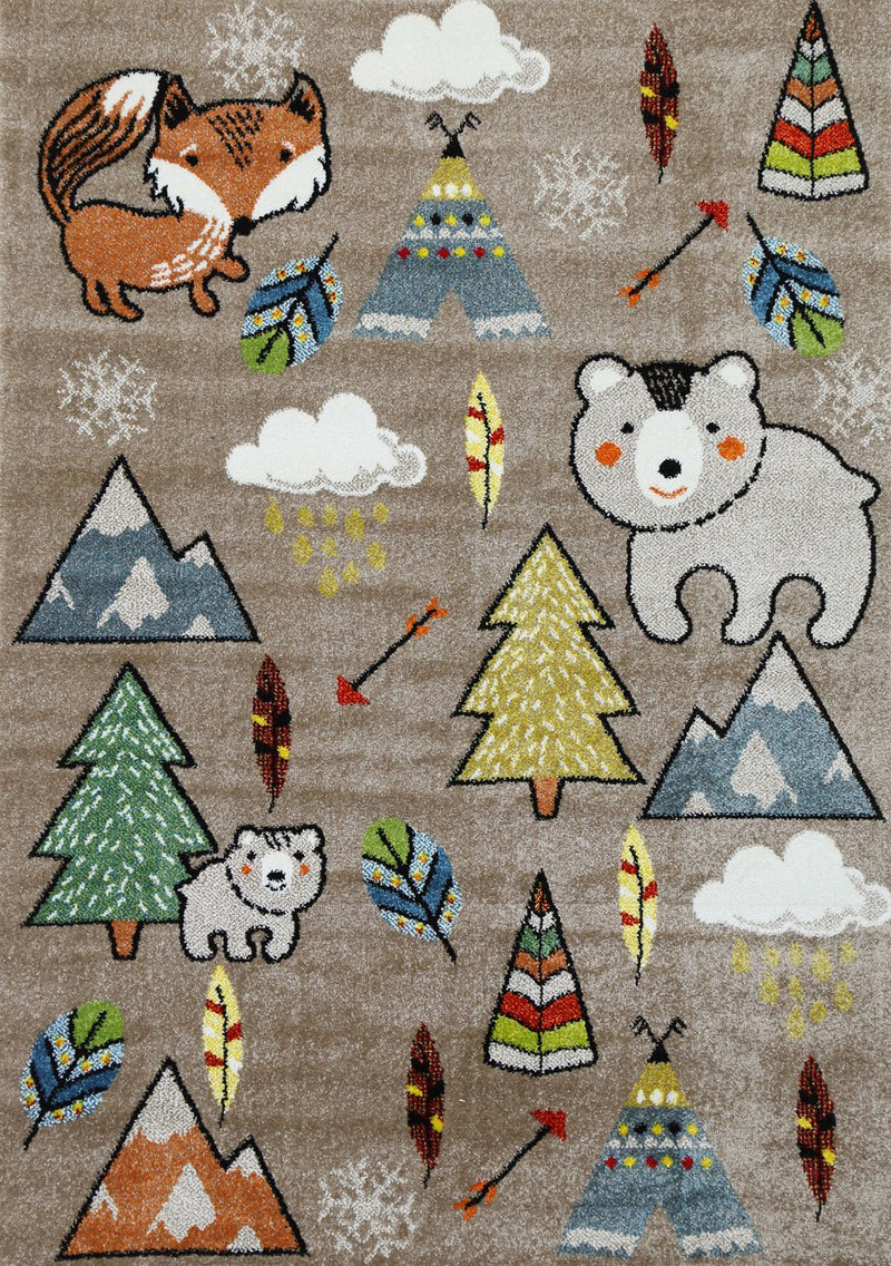 Nova Kids Beige Adventure Rug 160x230 cm