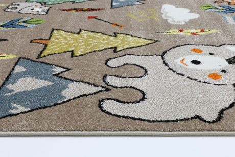 Nova Kids Beige Adventure Rug 160x230 cm