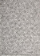 Hawaii Grey Shaped Geometric Ikat Rug  160x230cm