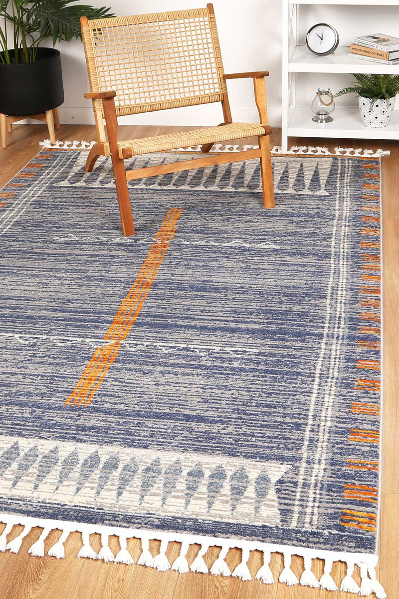 Pasto Tribal Blue Rug 160x230cm