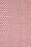 Illusion Red Natural Cotton Rug 160x230