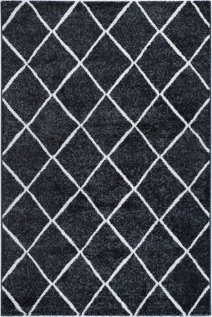 Windjana Diamond Charcoal Rug 160x230cm