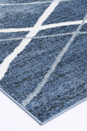 Windjana Abstract Stripe Blue Rug 160x230cm