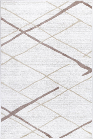 Windjana Abstract Stripe Latte Rug 160x230cm