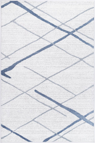 Windjana Abstract Stripe Light Blue Rug 160x230cm