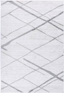 Windjana Abstract Stripe Silver Rug 160x230cm