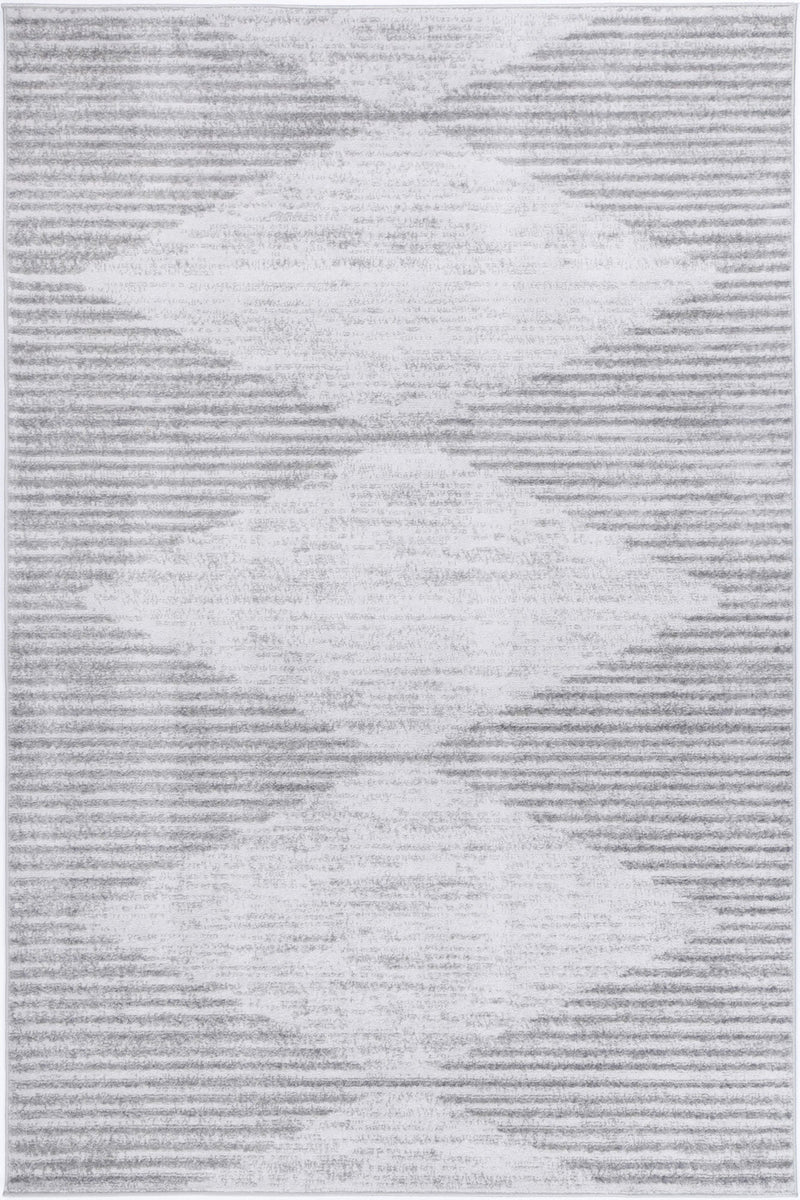 Windjana Abstract Diamond Grey Rug 160x230cm