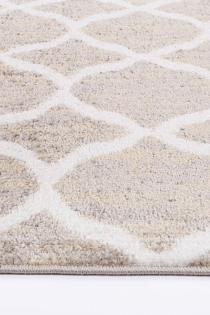 Windjana Lattice Latte Rug 160x230cm