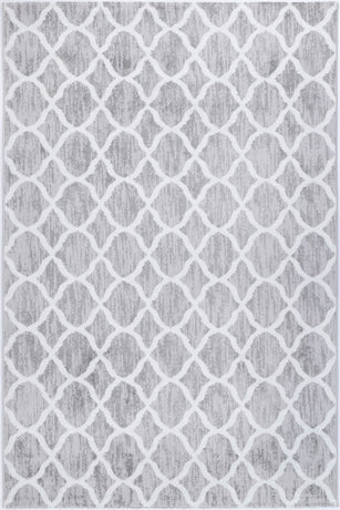 Windjana Lattice Silver Rug 160x230cm