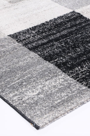 Windjana Abstract Geometric Grey Rug 160x230cm