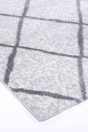 Windjana Diamond Silver Rug 200x290cm