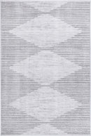 Windjana Abstract Diamond Grey Rug 200x290cm