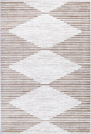 Windjana Abstract Diamond Latte Rug 200x290cm