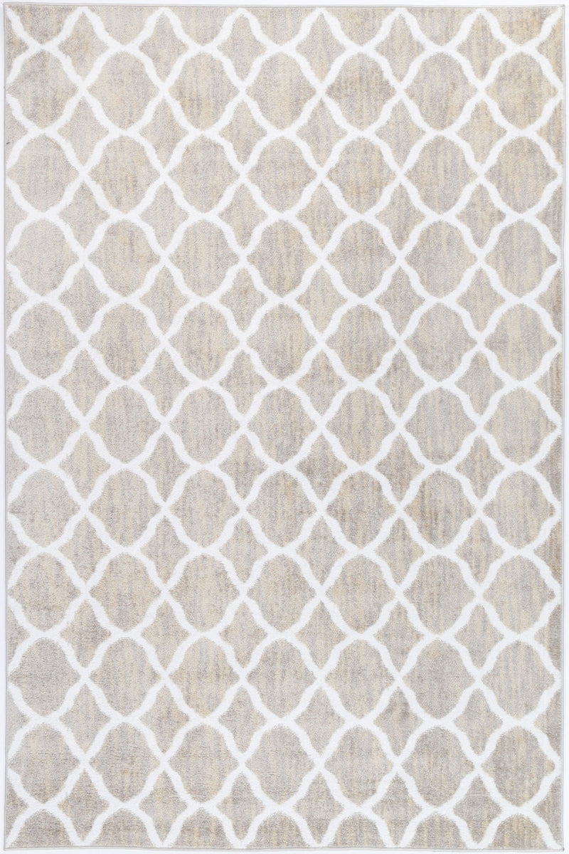 Windjana Lattice Latte Rug 200x290cm