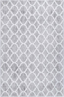 Windjana Lattice Silver Rug 200x290cm