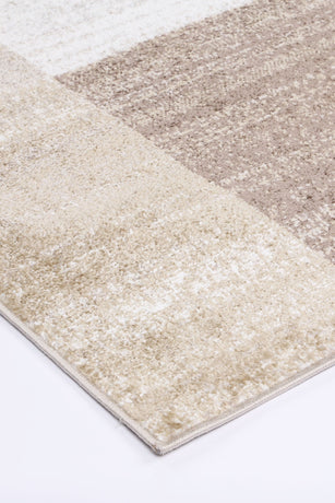 Windjana Abstract Geometric Beige Rug 200x290cm