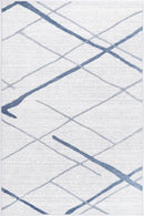 Windjana Abstract Stripe Light Blue Rug 240x330cm