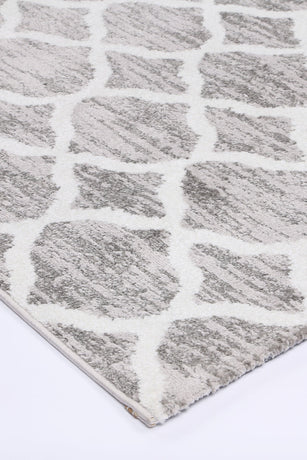 Windjana Lattice Silver Rug 240x330cm