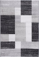 Windjana Abstract Geometric Grey Rug 240x330cm