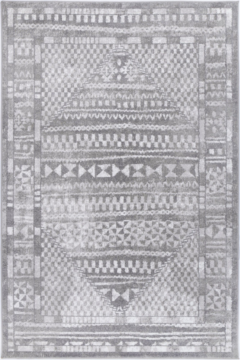 Windjana Tribal Grey Rug 240x330cm