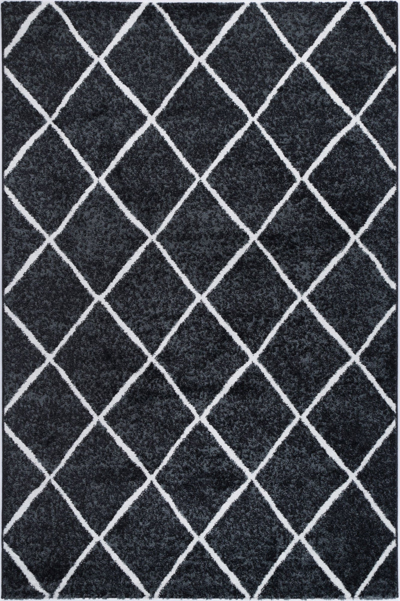 Windjana Diamond Charcoal Rug 280x380cm