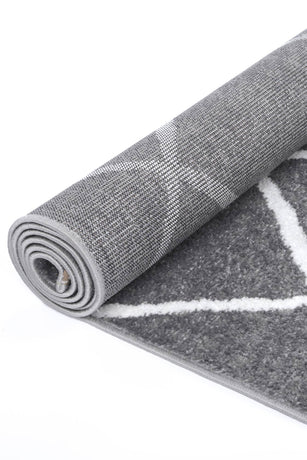 Windjana Diamond Grey Rug 280x380cm